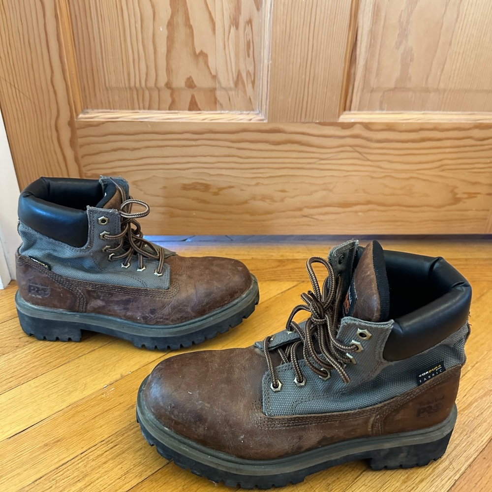 Timberland PRO Cordura A1Z7U UT-125 Leather Work Boots, mfg Dominican Republic